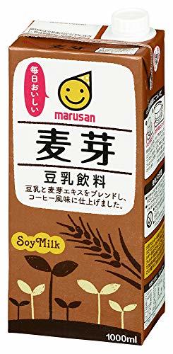 マルサン 豆乳飲料麦芽 1L×6本_画像1