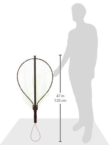 スミス(SMITH LTD) ランディングネット ラバーネット 400H×600mmW グリーン 0719_画像4