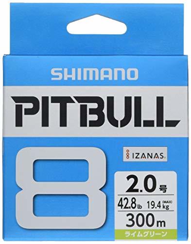 シマノ(SHIMANO) ライン ピットブル8 300m 2.0号 ライムグリーン PL-M78S 釣り糸 ライン 2号_画像1