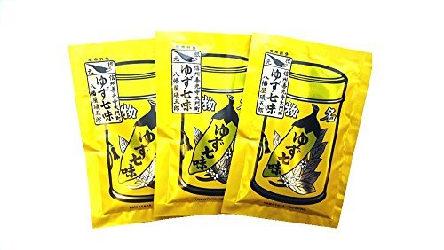  Hachiman shop ... 7 taste chili pepper ( yuzu entering ) yuzu 7 taste 15g×3 sack set 