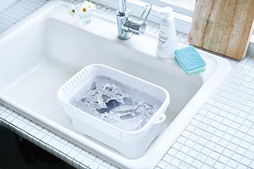 イセトウ 折りたたみ洗い桶 キッチンソフトタブ 6.6L ホワイト I-590_画像3