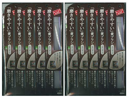 歯ブラシ職人 田辺重吉考案 磨きやすい歯ブラシ ふつう (先細) LT-02 1本入×24本セット_画像1