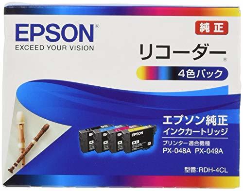 エプソン 純正 インクカートリッジ リコーダー RDH-4CL 4色パック_画像1