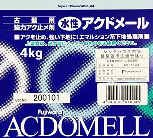 フジワラ化学 内装用 古壁用強化アク止め材 アクドメール 4Kg_画像3