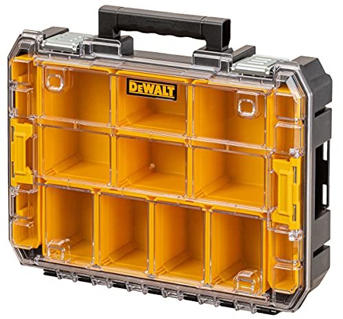 デウォルト(DeWALT) TSTAK オーガナイザー 工具箱 収納ケース ツールボックス 透明蓋 脱着トレー 積み重ね
