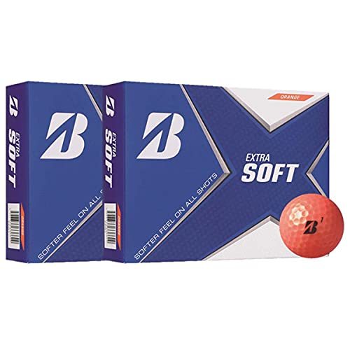 BRIDGESTONE(ブリヂストン)ゴルフボール EXTRA SOFT 2021年モデル 24球入 オレンジ_画像1