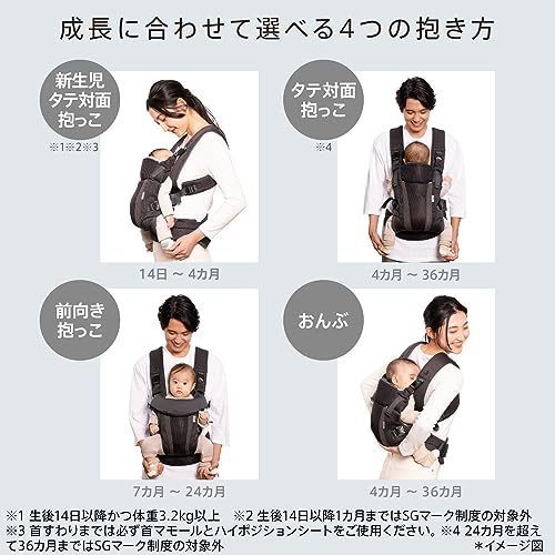 Aprica( Aprica ) baby sling la Chris 0. month ~36. month till newborn baby from possible to use 4WAY ( gray ) 21764