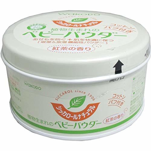 [ sea. .e-shop] Wako .sika roll natural baby powder ( black tea. fragrance 4987244150424) 120g