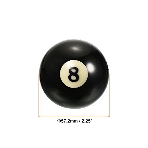 PATIKIL 57.2mm #8 ボール ビリヤード交換用ボール ビリヤード台のボール ビリヤードボール 標準規定サイ_画像2
