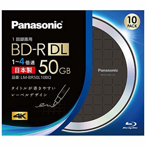  Panasonic (Panasonic) LM-BR50L10BQ видеозапись для BD-R DL одна сторона 2 слой 50GB один раз ( приписка )