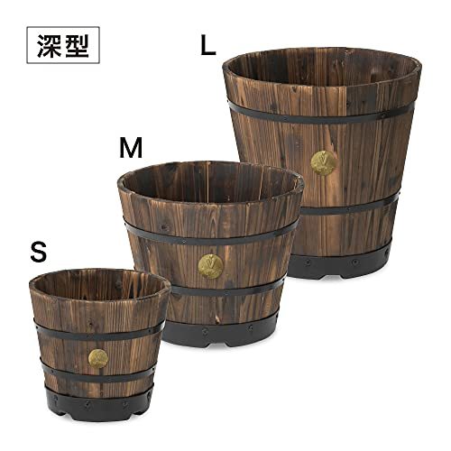 taka шоу дерево barrel посадочная машина глубокий type L PPW-02LN глубина 41× высота 40× ширина 41cm Brown 