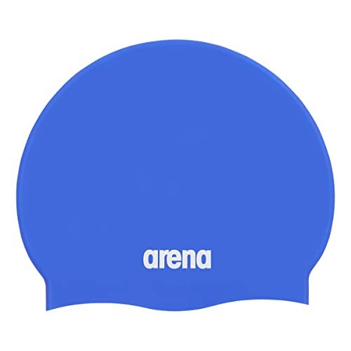 arena(アリーナ) スイミングキャップ トレーニング用男女兼用 ブルー(BLU) フリーサイズ シリコーンキャップ_画像1