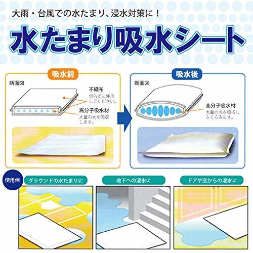 第一衛材 水たまり吸水シート （防災人） 10枚入 /3-7706-01_画像2