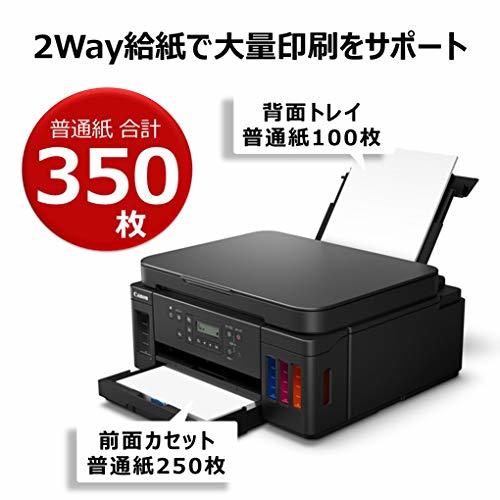 Canon プリンター A4インクジェット複合機 特大容量ギガタンク搭載 G6030 ブラック_画像6