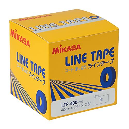 ミカサ(MIKASA) ラインテープ 白 和紙 (伸びないタイプ) 幅50mm×45ｍ×2巻入 LTP-500 W_画像2