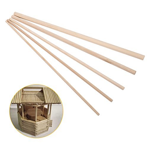 Eboxer 木製スティック 木材 棒木 DIY工具 白木 丸棒材 長さ30CM ５つのサイズを選ぶことができる １０本_画像6