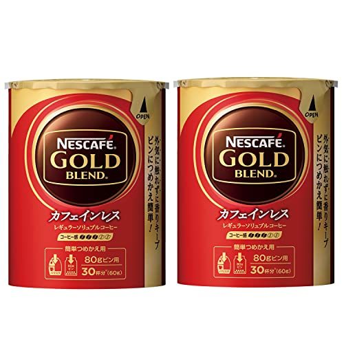 ネスカフェ ゴールドブレンド カフェインレス エコ&システムパック (詰め替え用) 60g×2個_画像1