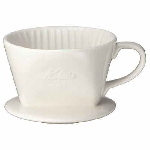 カリタ Kalita コーヒー ドリッパー 陶器製 1~2人用 ホワイト 101-ロト #01001_画像1