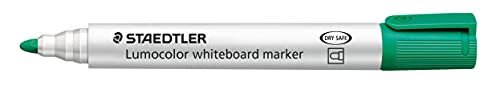 ステッドラー ホワイトボードマーカー ルモカラー 丸芯 中字 緑 10本 351-5_画像2