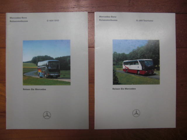 希少 ドイツ本国版 バス カタログ 2冊 メルセデス ベンツ Mercedes Benz 旅行バス / 三菱 ふそうバス,Reise Omnibusse,Travel omnibuses_画像1