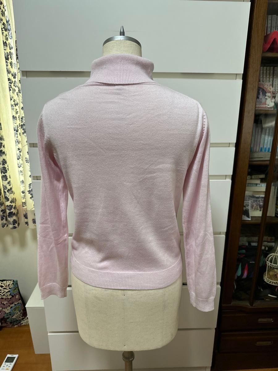 UNIQLO ユニクロ タートルネックセーター ニット ピンク系 UNIQLO ユニクロ タートルネックセーター ニット ピンク系