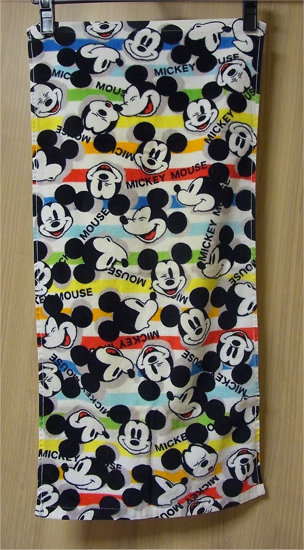 未使用・美品・即決・送料無料）ディズニー ミッキーマウス タオル Disney Mickey Mouse_画像1
