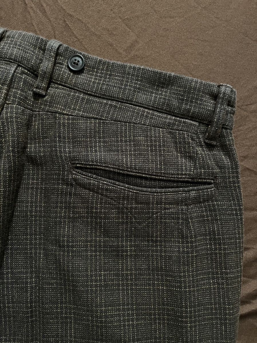 【希少】美品 RRL ROSARIO PLAID CHECK TROUSER ダブルアールエル ジョニーデップ ストライプ バックルバック トラウザー パンツ 31_画像8