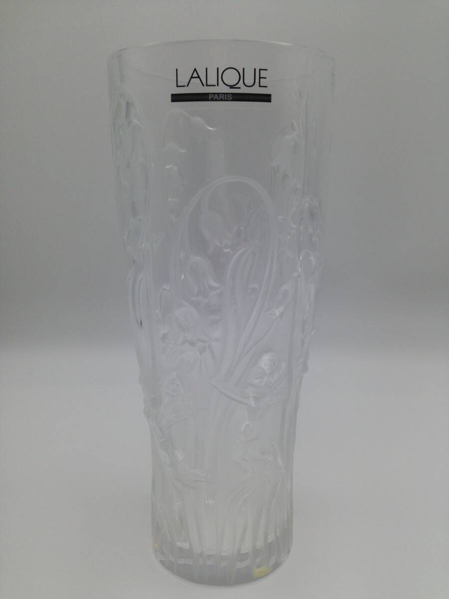 LALIQUE PARIS クリスタルガラス タンブラー ラリック　天使　花_画像2