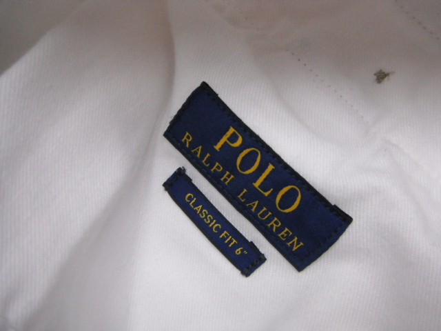 POLO RALPH LAUREN ポロラルフローレン ハーフパンツ ショートパンツ ホワイト SP メンズ 定形外郵便全国一律510円 H19-A_画像6