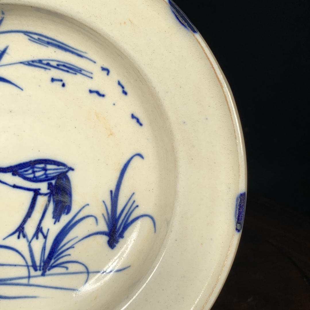 * rare article old warehouse * Tang kiln blue flower ..... record superfine . China old fine art era thing XF0219