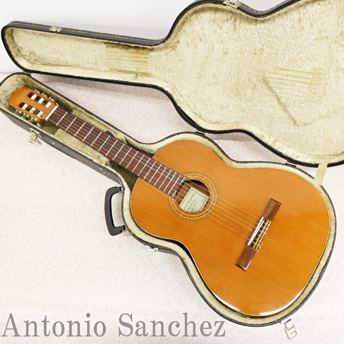 ○ Antonio Sanchez 1008-S アントニオ サンチェス クラシックギター 1998 弦楽器 楽器 ハードケース付き