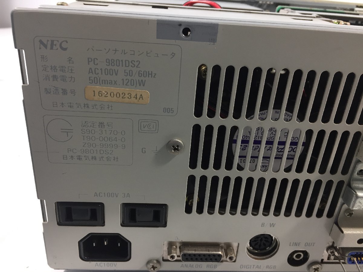 NEC PC-9801DS レトロPC　　本体のみ　　現状品　　TJ2.027　/03_画像8