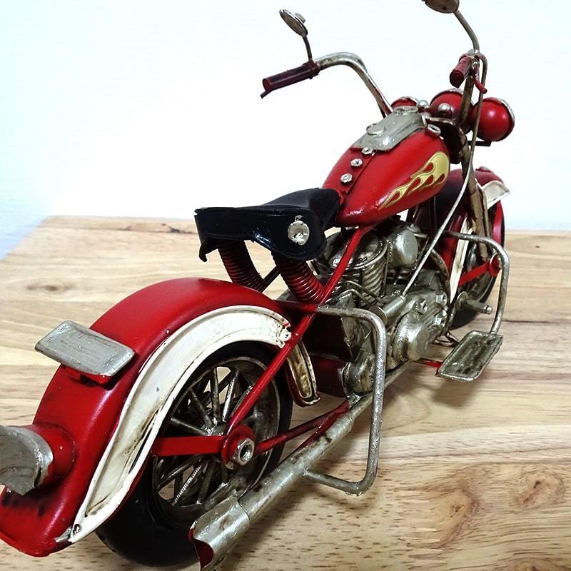 ヴィンテージ モーターサイクル アメリカンバイク かっこいい オブジェ レトロ アンティーク ブリキ おもちゃ 雑貨_画像9