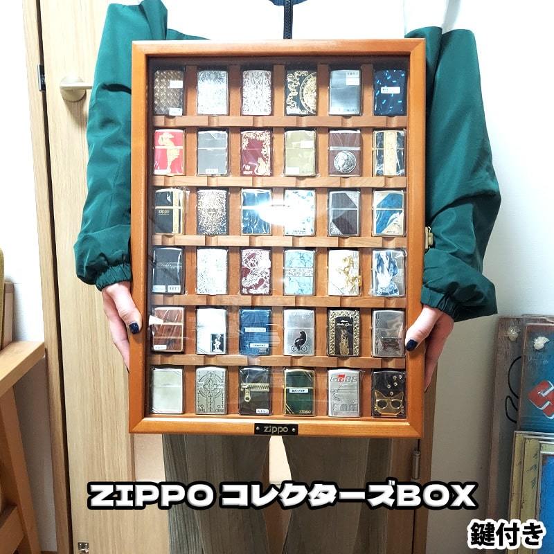 ZIPPO社製 絶版品 コレクションケース 6段 ディスプレイボックス 鍵付き 木製 レア 大容量収納 おしゃれ インテリア ジッポ ライター_画像1