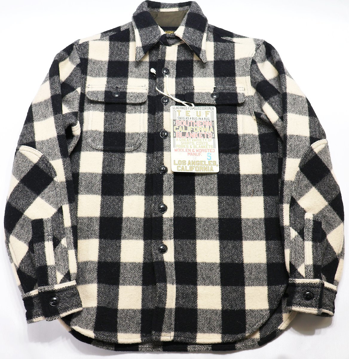 BARNSTORMERS (バーンストーマーズ) Buff. Plaid Camper's Shirt / バッファロープレイド キャンパーシャツ S16-01BK 未使用品 size S