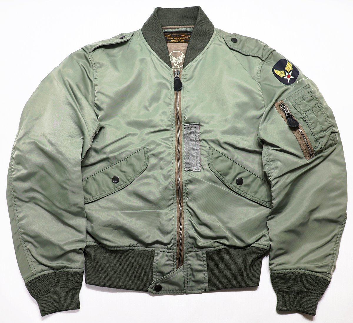 HOUSTON (ヒューストン) L-2B FLIGHT JACKET / L-2B フライトジャケット Lot 5L-2BX 美品 セージ size S / SAGEの画像1