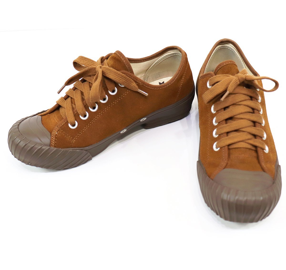 cushman (クッシュマン) Lot 29242 WW2 Low Cut Suede Sneaker / ローカット スエードスニーカー 美品 ブラウン size 8 (26cm)の画像3