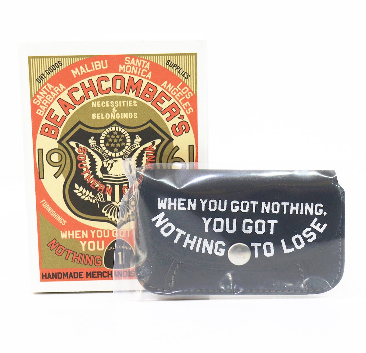 BARNSTORMERS (バーンストーマーズ) Card Case “Nothing To Lose” / カードケース ナッシング・トゥ・ルーズ A16-02 ブラック 未使用品_画像1