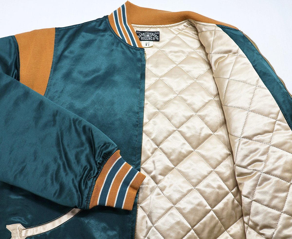 BARNSTORMERS (バーンストーマーズ) Warm-Up Jacket “BEACH COMBER” / ウォームアップジャケット ビーチコンバー J16-01PBSP 未使用品 M_画像3