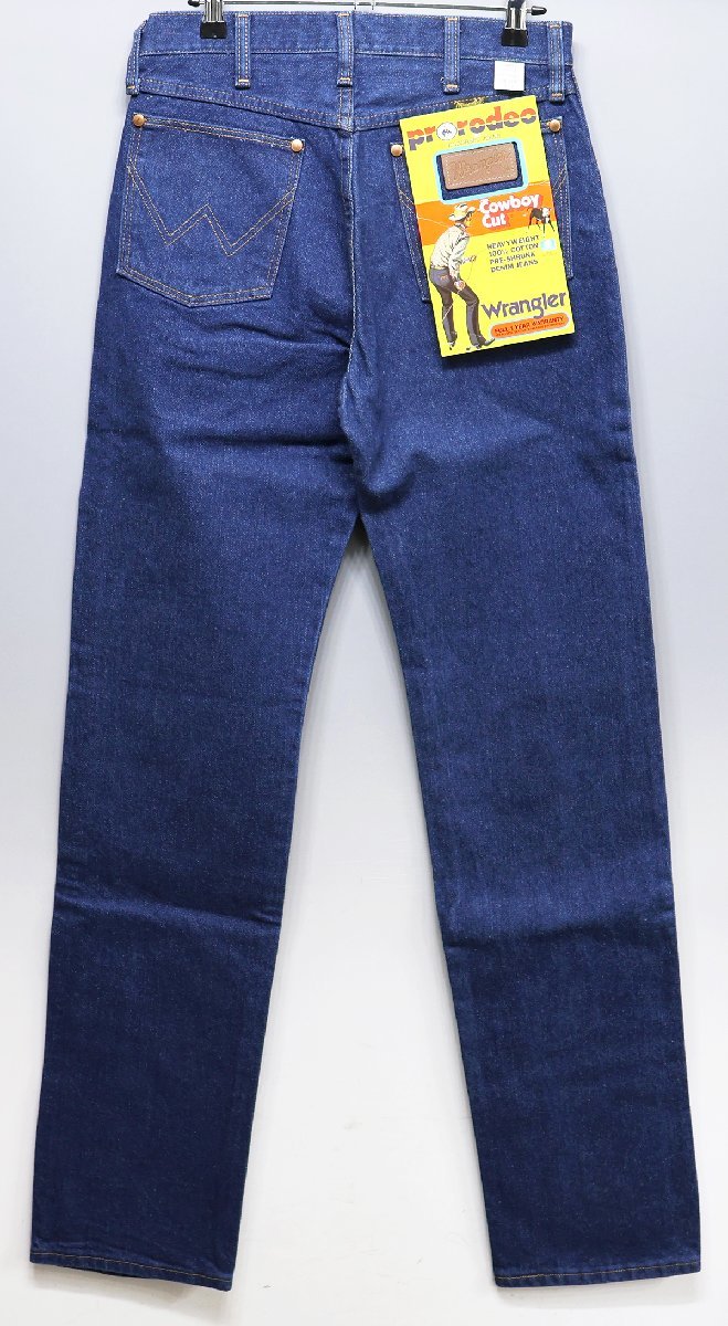 Wrangler (ラングラー) Lot 13MWZ / Original Fit Cowboy Cut カウボーイカット デニムパンツ USA製 未使用品 ワンウォッシュ w30_画像3