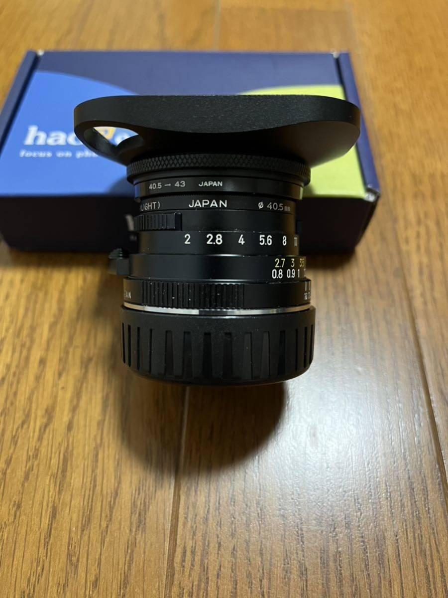 MINOLTA ミノルタ M-ROKKOR 40mm f2.0 haogeスクエアフード付き Mマウント leitz minolta CLの画像8