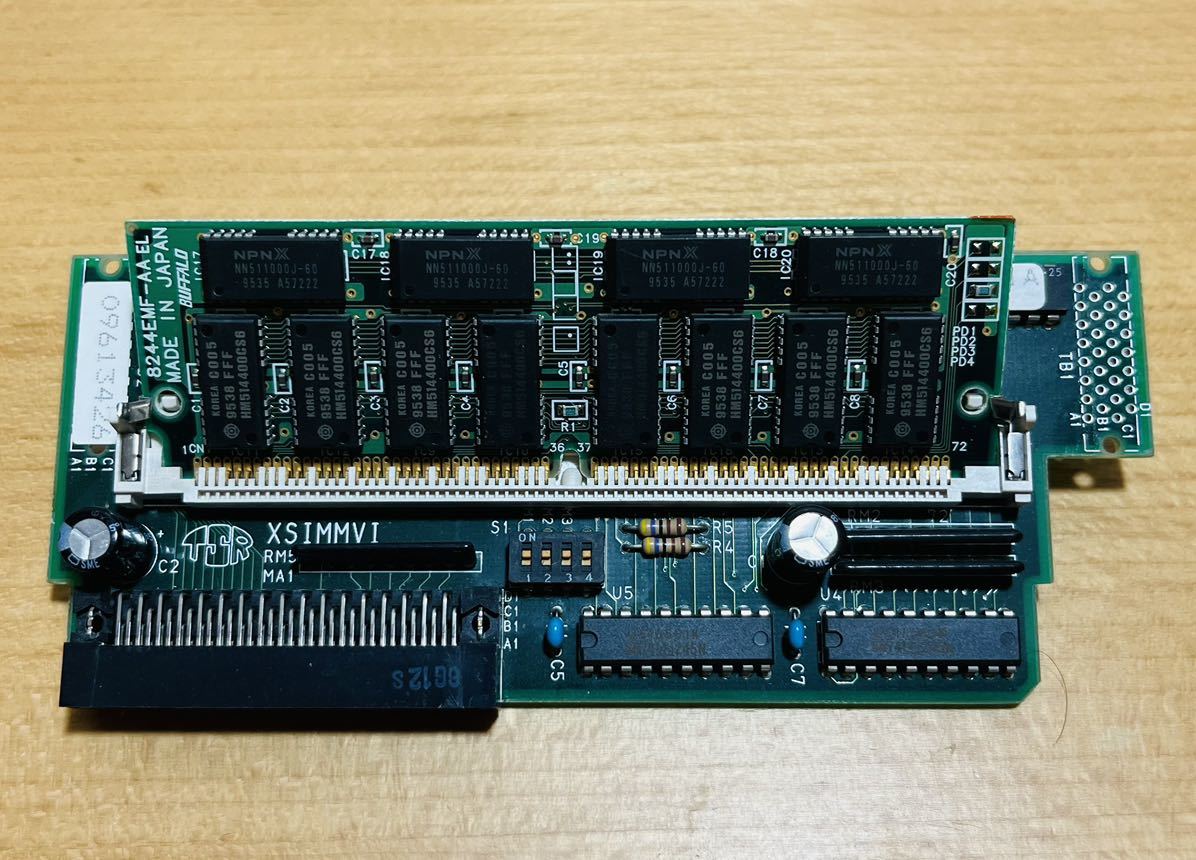 【稀少】シャープ X68000 compact専用メモリ XSIMMVI SIMM搭載_画像1