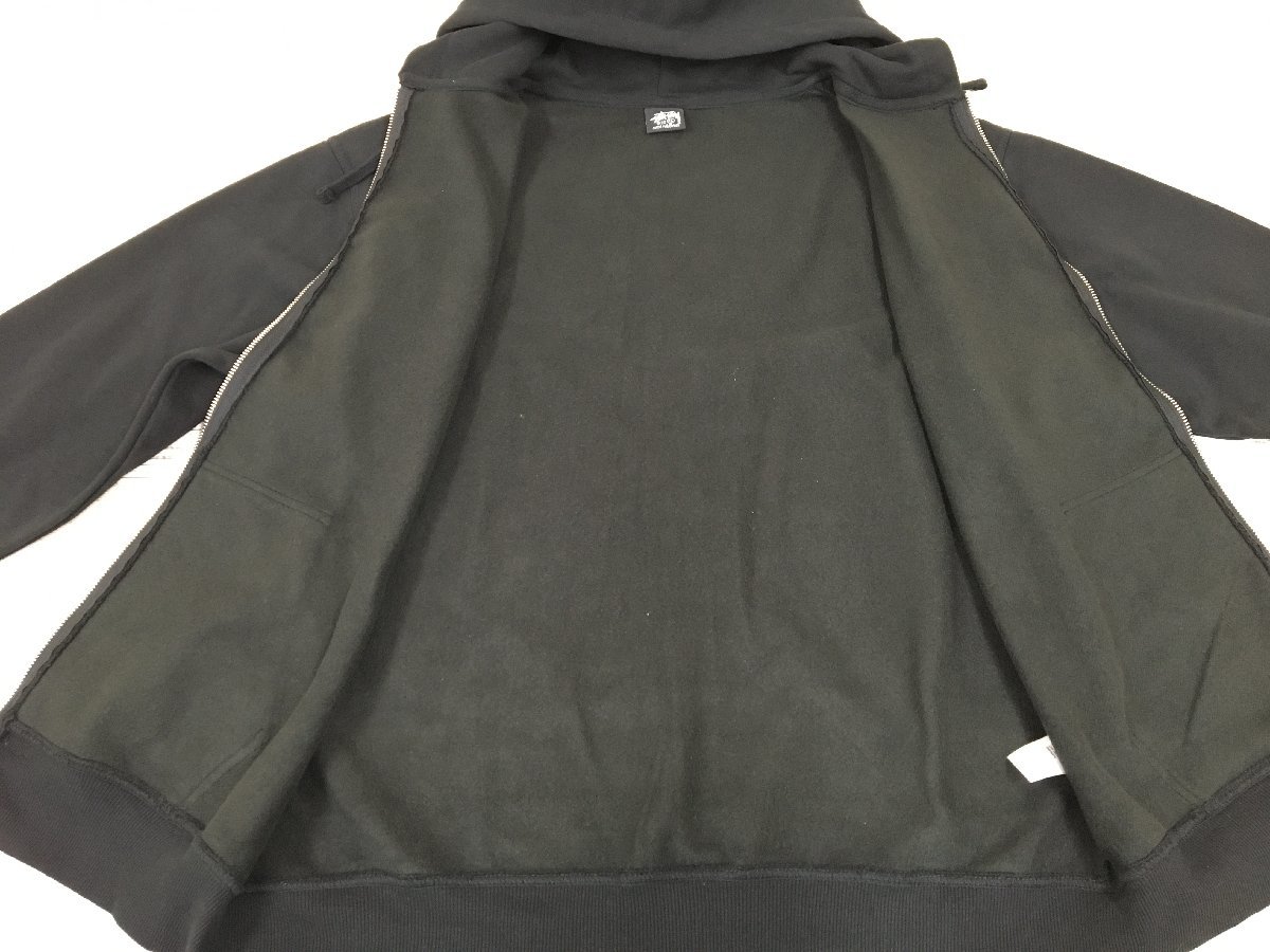 128B STUSSY WORLD TOUR ZIP HOODY ステューシー ワールドツア ジップパーカー【中古】_画像7