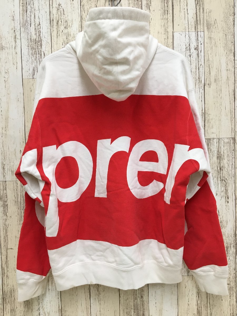 128B Supreme シュプリーム 21ss Big Logo ロゴ パーカー トップス【中古】_画像2