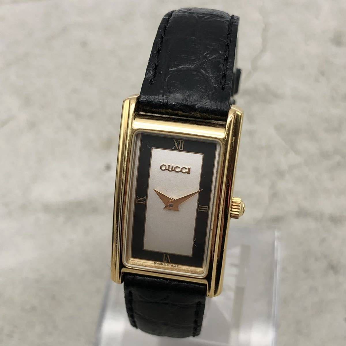 FN11220T【電池交換済み】GUCCI グッチ 2600L QUARTZ クォーツ レディース 腕時計 稼働品 現状出品【早い者勝ち!!】_画像2