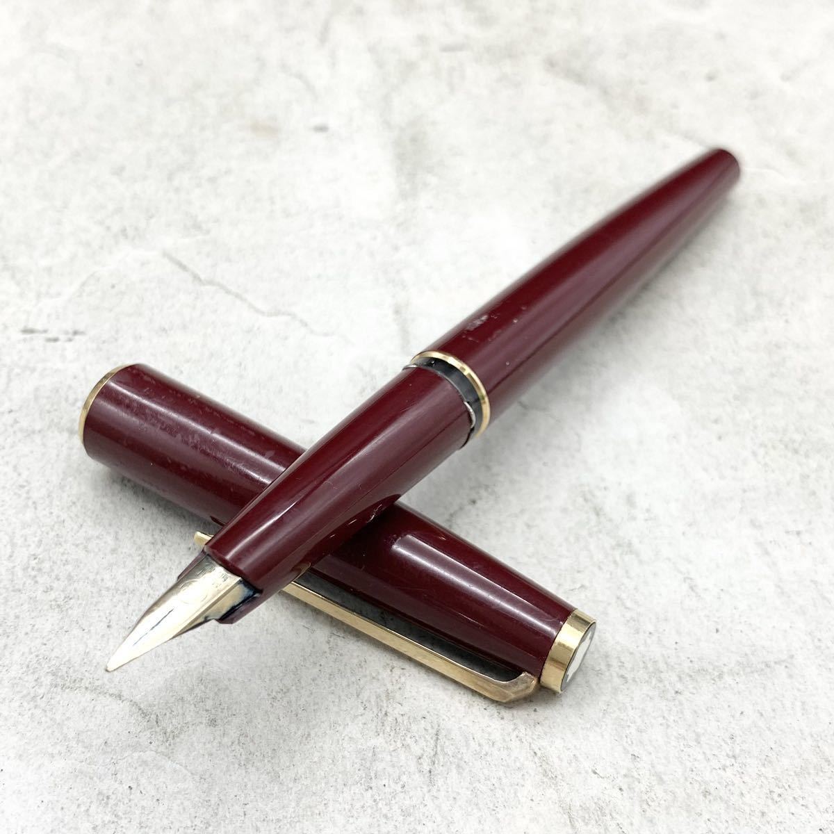 FN11272Q 【1000円スタート!!】 MONTBLANC モンブラン ホワイトスター ボールド×ゴールドカラー 万年筆 文房具 筆記用具 【早い者勝ち!!】_画像1