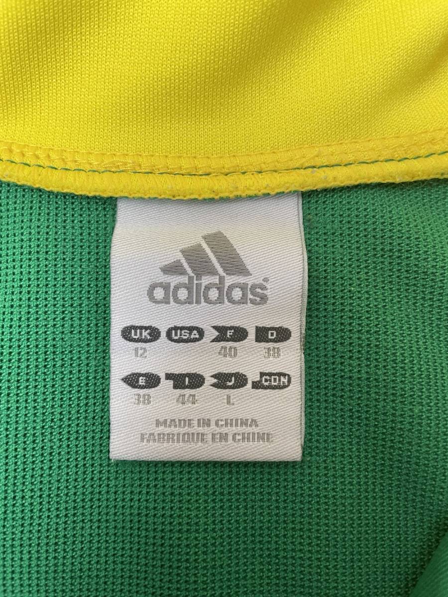  Adidas jersey on jacket lady's L