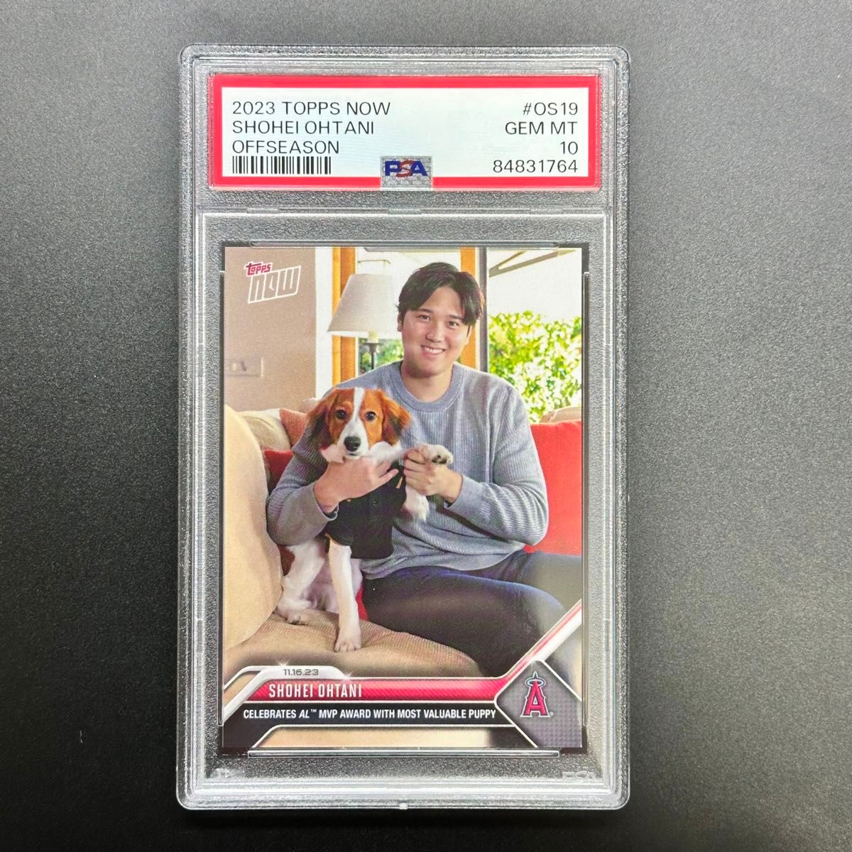 【PSA10】大谷翔平 MVP デコピン TOPPS NOW OS19