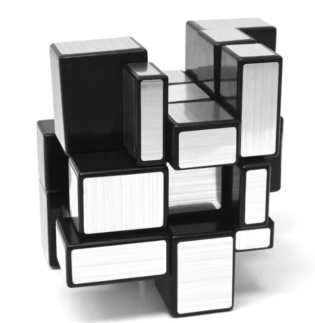[Mirror golden]Qiyi- child oriented special magic. cube body,3x3x3, Speed puzzle,fai DIN g Cube, original Rubik's Cube 