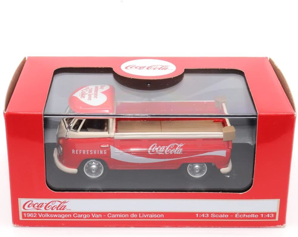 MOTOR CITY 1/43 コカ・コーラ フォルクスワーゲン T1 ピックアップ 1962 Coca-Cola Volkswagen ミニカー_画像6